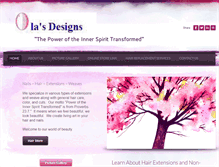 Tablet Screenshot of hairextensionsweaves.com